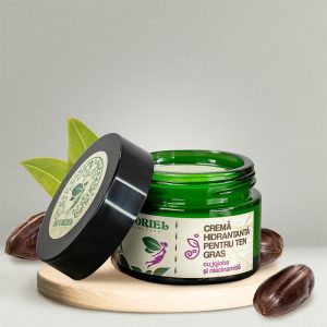 Cremă hidratantă pentru ten gras/mixt cu jojoba și niacinamidă