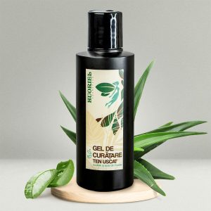 Gel de curățare pentru ten uscat cu aloe și acizi din fructe